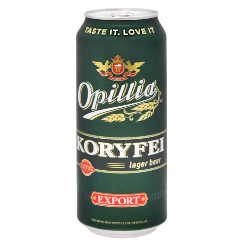 Пиво Opillia Export KORYFEI 0,5л ж/б