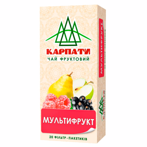 Чай Карпати 20ф/п*1,5г трав.Мультифрукт