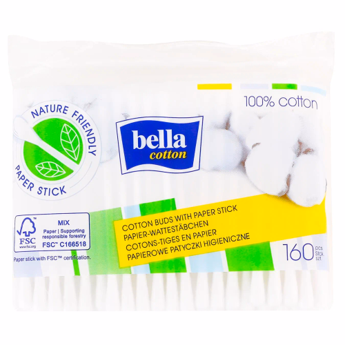 Палички гігієн.Bella Cotton 160шт