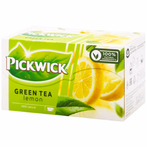 Чай зелений з лемонграсом та цедрою лимона Pickwick GwA 40г(20х2г) х12 НП