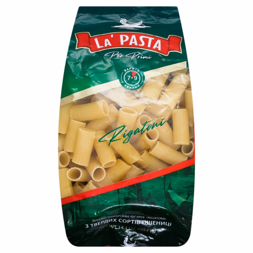 Макарони Рігатоні  ТМ «LA PASTA PER PRIMI» 400г ВВ