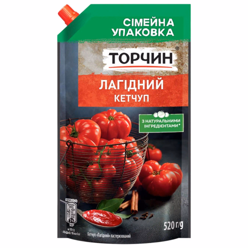 ТОРЧИН Кетчуп Лагiдний 520г