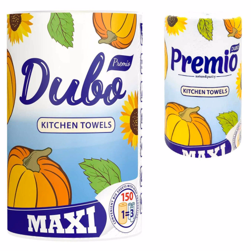 Рушник целюлоз Диво Premio 1рулон Maxi