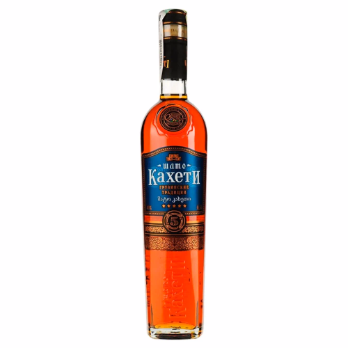Бренді 5* 0,5л 40% ТМ Шато Кахеті