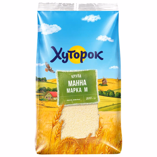 Крупа манна ТМ "Хуторок" 800г