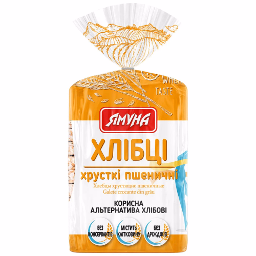 Хлібці пшеничні хрусткі 80г Ямуна