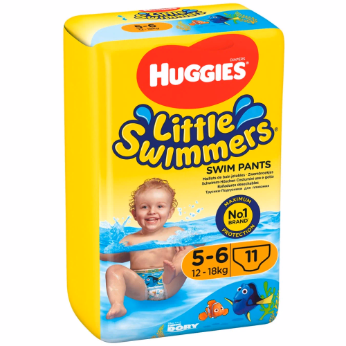 Huggies Little Swimmers підгузки трусики д/купання 5-6 (12-18кг) 11шт