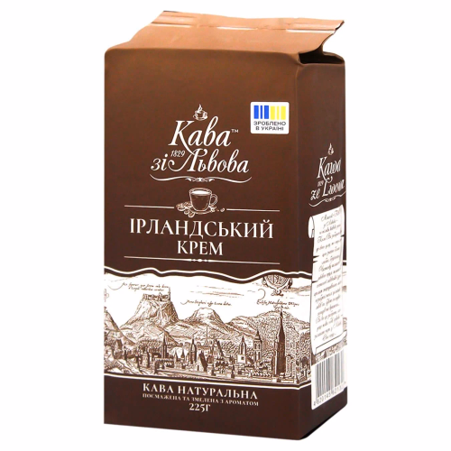 Кава мелена Ірландський крем 225г"Зі Львова"