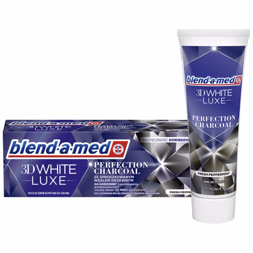 Зуб. паста BLEND A MED 3D White Luxe  Вугілля з Вугільним Порошком 75мл