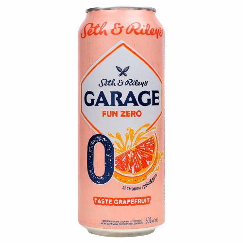 Б/А Пиво спец.Seth&Riley’s Garage fun zero №0 taste Grapefruit ж/б 0,5л
