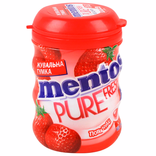 PERFETTI гумка жув. Mentos PUREFRESH банка плуниця 56г