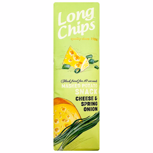 Чіпси Long Chips сир та молода цибуля 75г