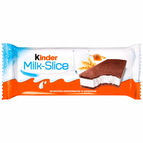Кіндер Milk Slice Т1*20 з мол.начинкою (28г)
