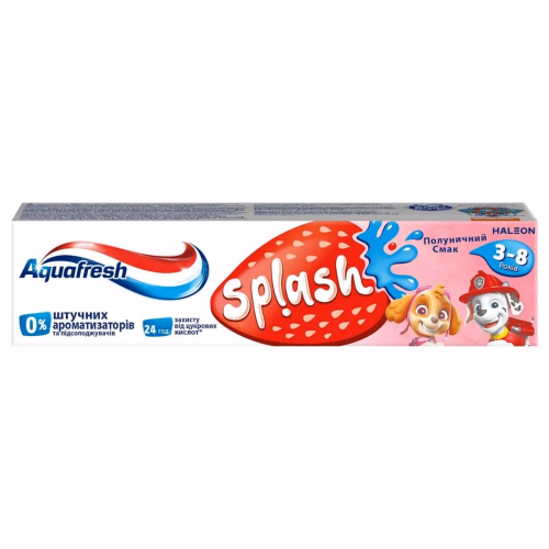 Зубна паста AQUAFRESH СПЛАШ ДЛЯ ДІТЕЙ 6-8 РОКІВ 50 мл