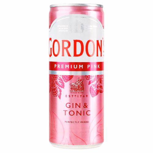 Слаб/алког напій Gordon's Pink Gin+Tonic 6.4% 0.25л