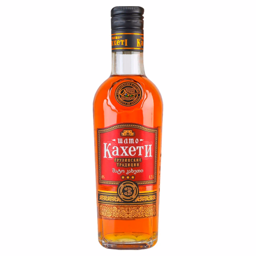 Бренді 3* 0,25 л 40% Шато Кахеті