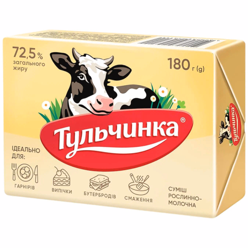 Суміш рослинно-молочна 72,5% ТМ "Тульчинка" 180г