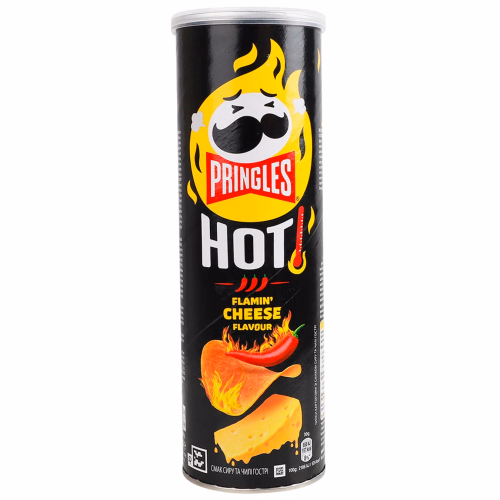 Чипси PRINGLES HOT - CHEESE & CHILI 160г