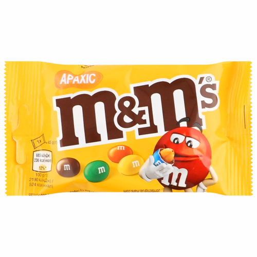 Драже M&M's Арахiс/МолШок 45г