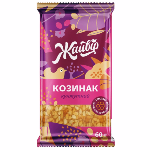 Козинак із кунжуту 60г Жайвір