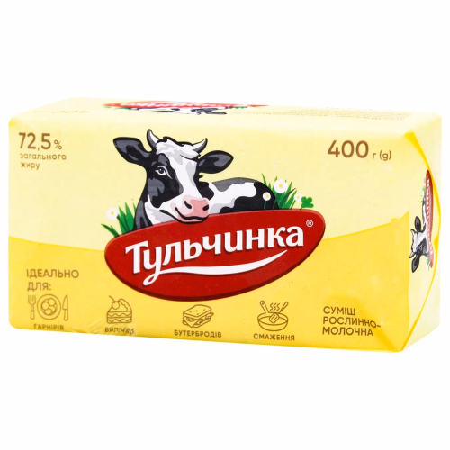 Суміш рослинно-молочна 72,5% ТМ Тульчинка 400г