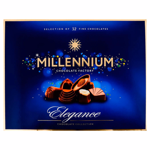 Цукерки Millenium Elegance асорті мол 285г