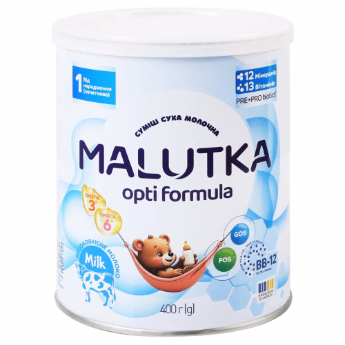 Малютка Opti Formula -1 Суміш 400г від народж.