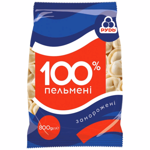 100% пельмені заморожені, 800гр
