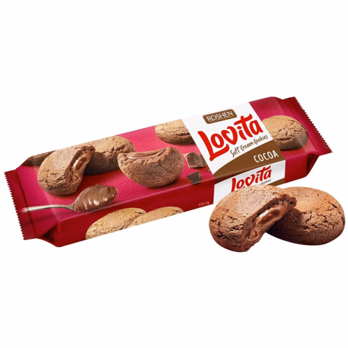 Здобне печиво Lovita Soft Cream Choco ККФ 127г