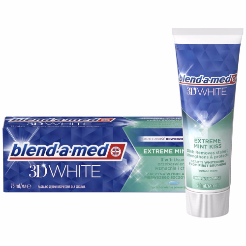 Зуб. паста BLEND A MED 3D White Екстр М'ятний Поцілунок 75мл