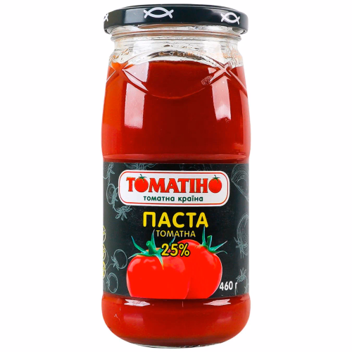 Паста Томатна 25% 460г ТМ Томатіно