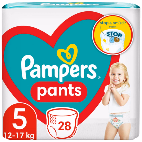 PAMPERS Дит/пiдгузки трусики Pants Junior (12-17)Eконом28