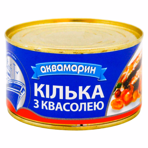 Кілька з квасолею в т/с 230г АКВА