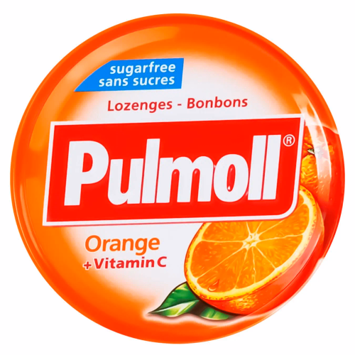 Льодяники Pulmoll апельсин, без цукру 45г