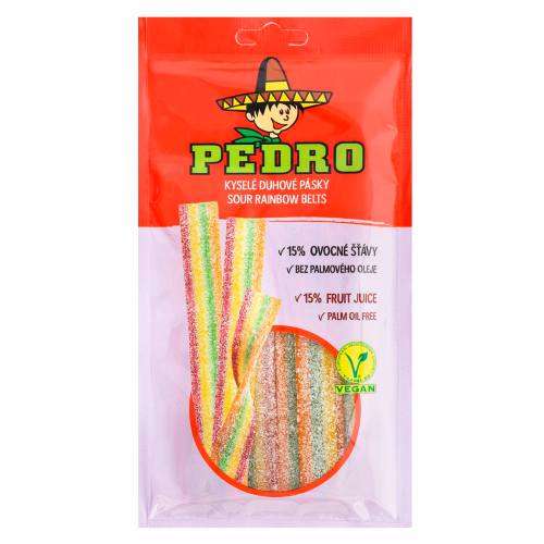 БП Pedro Цукерки Жел Ремінці Веселка 80г