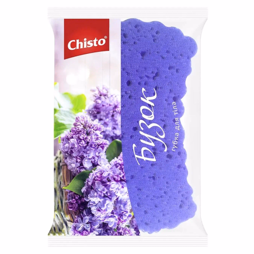 Губка банна CHISTO поролонова в асортим