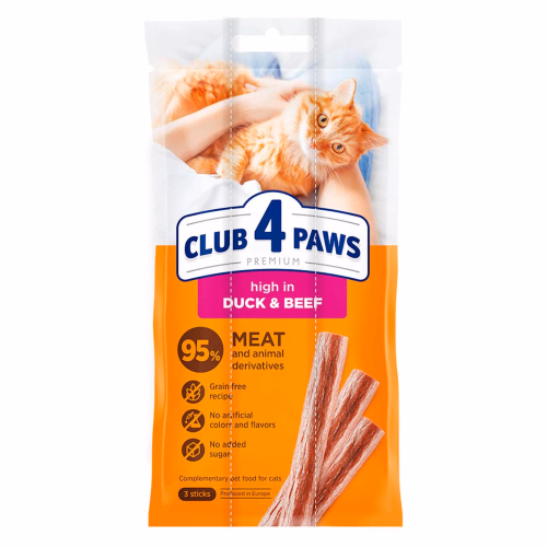 C4P Premium Коти Мясна Паличка Качка яловичина 3*5г = 15г