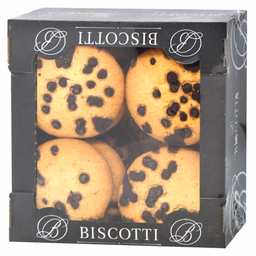 Печиво здобне пісочно-відсадне Американське з кус.глазурі  BISCOTTI 400г