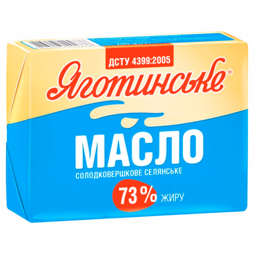 Масло с/в  73% 180г Яготинське