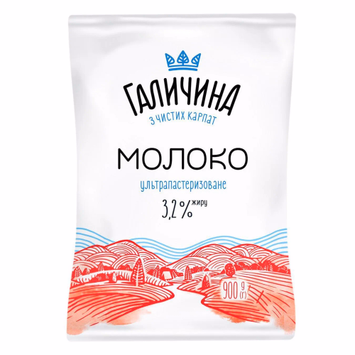 Галичина Молоко т/ф 3,2% 950г