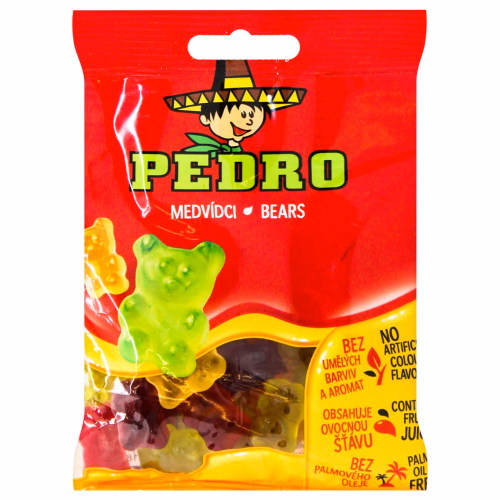 БП Pedro Цукерки Жел Фрукт соком Ведмежата 80г