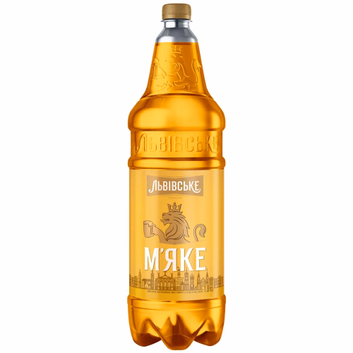 Пиво Львівське М'яке 1,8л