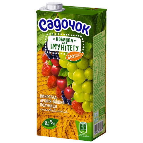 Садочок ІМУНІТІ 0,95л соковий напій