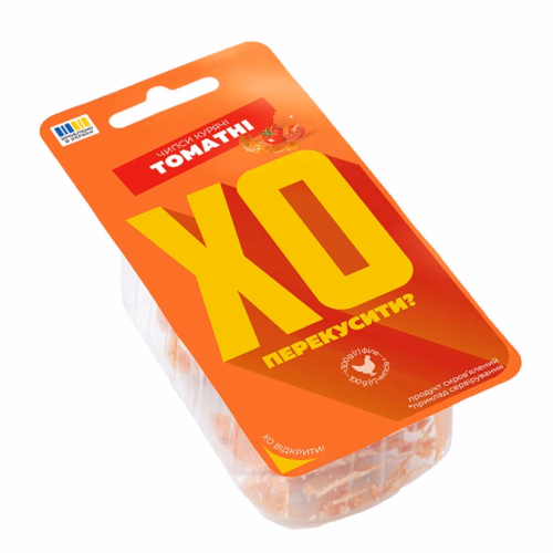 Чіпси курячі ХО DRY CHICKEN сиров'ялені томати 45г