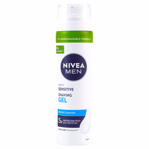 ГЕЛЬ ДЛЯ ГОЛІННЯ ДЛЯ ЧУТЛИВОЇ ШКІРИ NIVEA 200 МЛ.