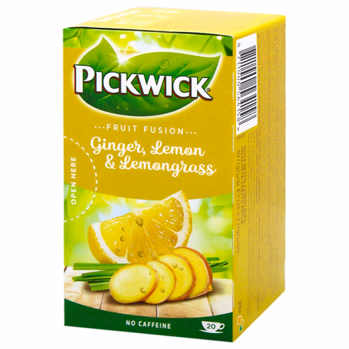 Чай фруктово-трав'яний імбир-лемонграс Pickwick FF 40г(20x2г)