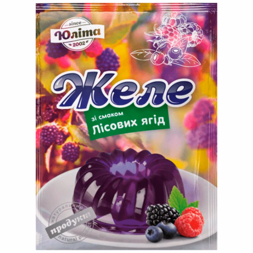 Желе лісові ягоди 70г ТМ Юліта