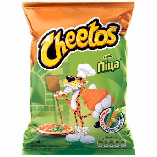 Кукурудзяні снеки зі смаком піци, ТМ "Cheetos"50 г