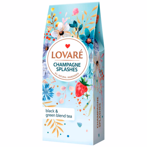 Lovare чай КОНУС 80г Бризки Шампанського