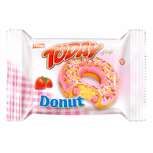 Донат з полуницею ТМ "TODAY" 50г